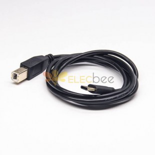 20pcs Gold Plated Type C to Type B Cable Printer Cable 1m