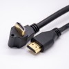HDMI Adapter Cables Male to Straight to Right angle Male with Screws 1/3/5 Meter