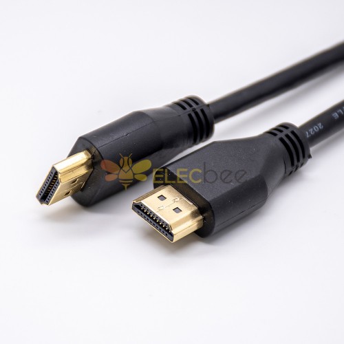 HDMI Male to Male Straight Conversion Cable with length of 1 meter