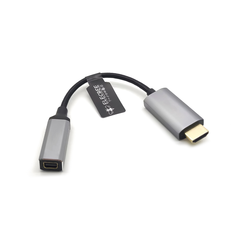 HDMI-MiniDisplayPortコンバータアダプタケーブル4KX2KHDMIオス-ミニDPメスビデオケーブル