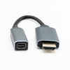 Câble adaptateur convertisseur HDMI vers Mini DisplayPort 4K X 2K HDMI mâle vers câble vidéo Mini DP femelle