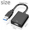 HDMI to USB Cable USB 3.0 Male to HDMI Female Cable Multi-Display Video Converter