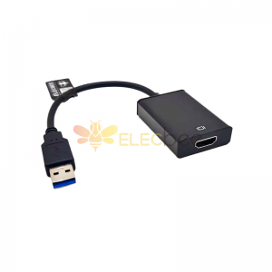 HDMI 转USB 3.0 公头数据线USB公转HDMI母