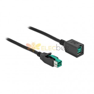 IBM Epson Printer Extension Cable POWERED USB 12V Male to Female Cable