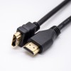 HDMI macho a hembra enchufe cable adaptador recto 1M