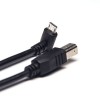 Micro USB Câble 90 Degré à USB B Mâle Straight 1M