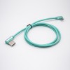 USB Tip A Dik Açılı Mavi Örgü Hattı 1M\'ye Şarj Etmek için Mikro USB Kablosu