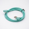 用于USB充电Micro USB A型弯式蓝色编织线长1米