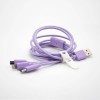 Micro USB Cable To IPhone Plug Micro USB Type C Straight Three-purpose Plug Charging Cable