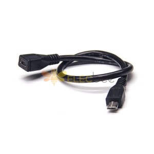 Micro USB Female to USB Male Micro USB Cable 180 Degree