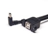 20pcs Mini USB Cable Down Angle to USB Type B Female Male to Female