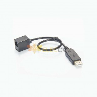 Câble de compteur d'énergie MoDBus USB mâle Type-A vers RJ45 femelle