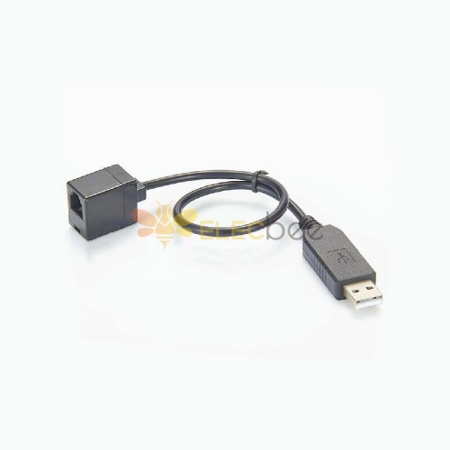 Câble de compteur d\'énergie MoDBus USB mâle Type-A vers RJ45 femelle