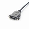 패널 마운트 여성 HDMI - 마이크로 남성 HDMI 디지털 카메라 연장 케이블 1m
