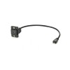 Panel Mount Micro B Male to Micro B Female for High-speed USB 2.0 Extension USB Cable with Screws 30CM