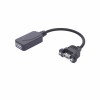 Panel Mount USB 2.0 Female Type-A To Type-A Female Active Extension Repeater Cable 0.1M