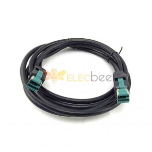 POWER USB 12V Communication Data Cable, Suitable for POS Systems, Printer Devices