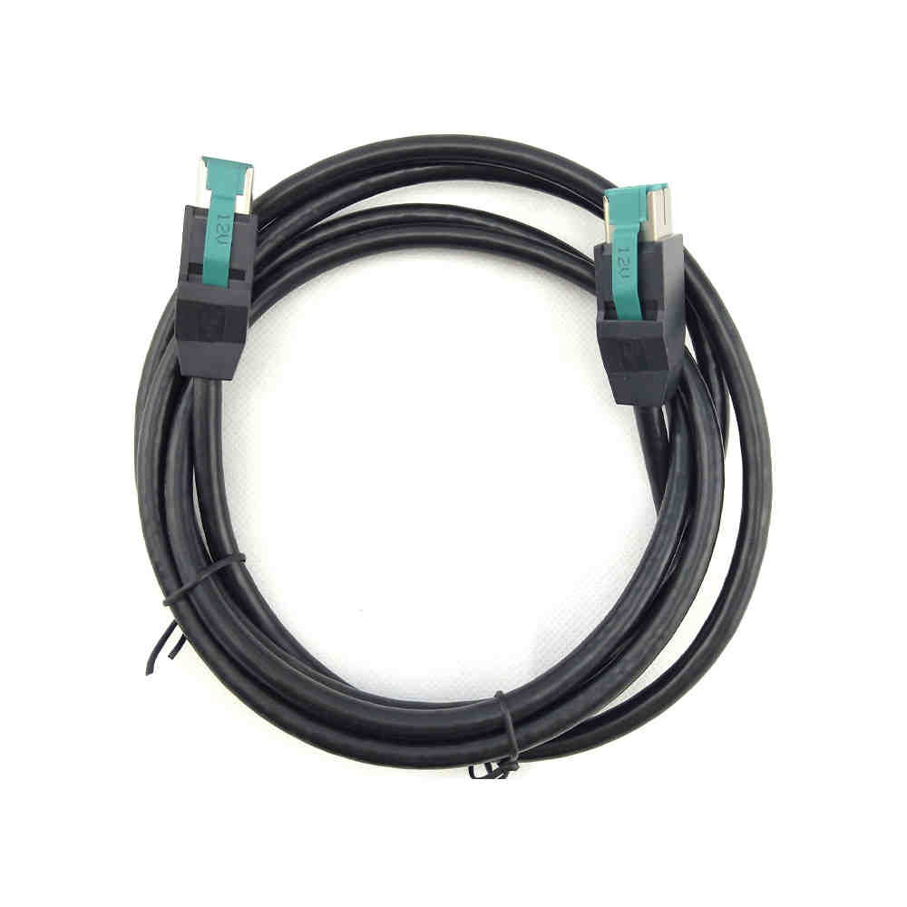 Cabo de dados de comunicação POWER USB 12V, adequado para sistemas POS, dispositivos de impressora