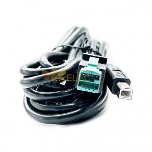 POWERED USB 12V to USB B Male Connection Cable for IBM Epson HP Printers