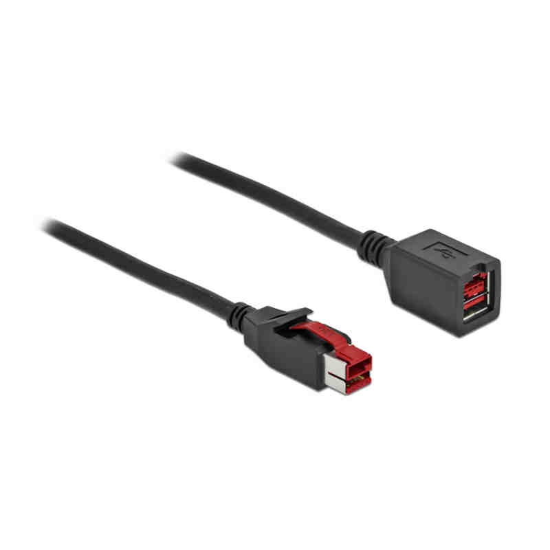 POWERED USB 24V Male to Female Extension Cable for IBM Epson POS System Cable 2m