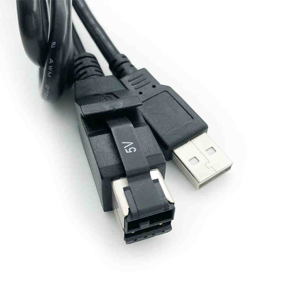 Powered USB 5V to USB A Male Connection Cable for IBM Epson Printer