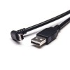Right Angle Mini USB Cabo de extensão 1M para digitar um cabo de carga masculina