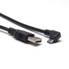 20pcs câble d\\\'extension USB à angle droit 1M Mirco USB vers connecteur de type A