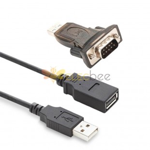RS232 RS-232到USB 2.0 PL2303电缆适配器转换器