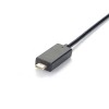 Adaptador Ethernet RS485 USB-C macho para RJ45 fêmea cabo solar 1M