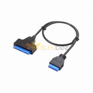 SATA 2.5 Inch 22Pin Ssd Hdd To IDC 20Pin USB3.0 Motherboard Header Cable