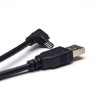 USB A オスケーブルOTGへの短い直角マイクロUSBケーブル1M