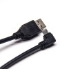 قصيرة الزاوية اليمني مايكرو اوسب كابل 1M إلى USB كابل ذكر وتغ