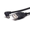 20pcs câble micro USB à angle droit court 1M vers USB A câble mâle OTG