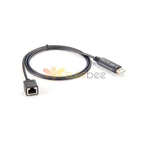 Câble de moniteur de prise femelle USB 2.0 à RJ45 de stockage d\'énergie solaire 1M