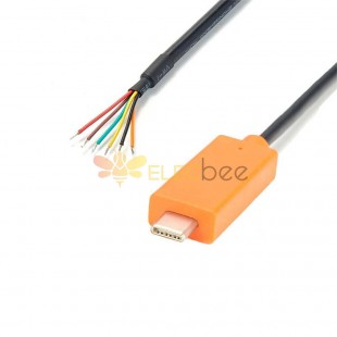 Monitor solar RS485 serial USB C para cabo de extremidade de fio