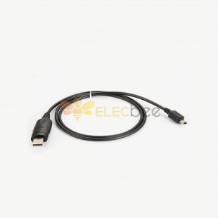 Straight Male USB To Mini USB Connector With Serial Cable RS232 1.5M