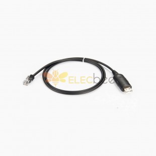 Straight Type Male USB To Straight Type RJ12 With Cable RS232 1M