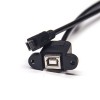 Straight Wire USB Cable Mini USB Male to USB B Female Straight