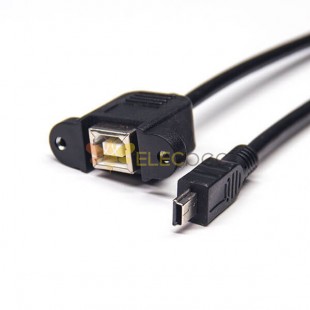 20 шт. прямой провод USB-кабель мини USB штекер к USB B женский прямой