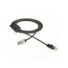 USB 2.0 남성 - RJ45 이더넷 어댑터 케이블 2M