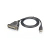 Cable de impresora paralelo USB 2.0 a DB25 1M