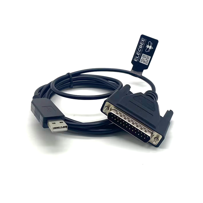 USB 2.0轉DB25母線材1M