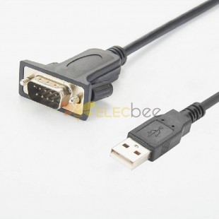 USB 2.0 إلى المسلسل 9 دبوس DB 9 Rs 232 كابل محول