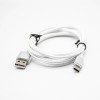 USB 2.0 Audio Adapter Straight USB A 2.0 Male to Type-C Male White USB Cable