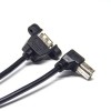 USB 2.0 Tipo B Cable macho para tipo A Hembra Conector OTG Cable
