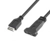 USB 3.1 タイプ E オス - USB 3.1 タイプ C フロントパネル PCI マザーボード延長ケーブル 30CM