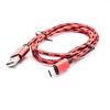 USB Audio Adapter Cable Straight USB 2.0 Male to Type-C Male Red Cable
