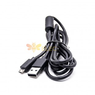 USB Audio Adapter Straight USB A 2.0 Male to Micro Male Black USB Cable