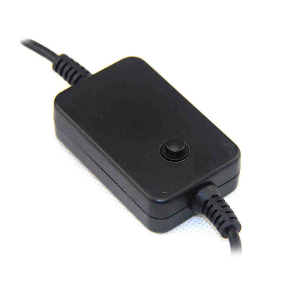 Cabo USB Boost Mobile Power 5V Boost para 8V/11V Cabo conversor 800mA com interruptor