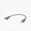 USB-C USB 3.1 Type C Female to USB 3.0 A Male Data Cable 20cm with Panel Mount Screw Hole 30CM